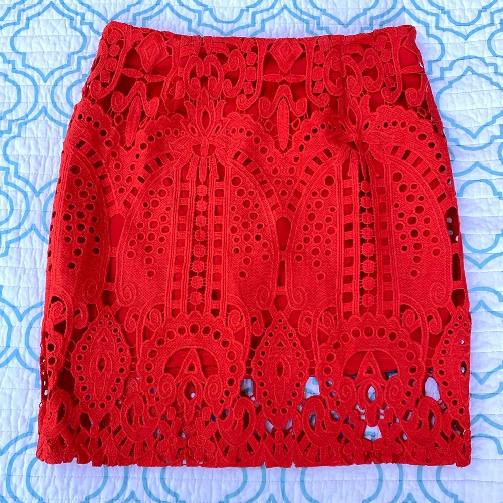 Red Mini Skirt